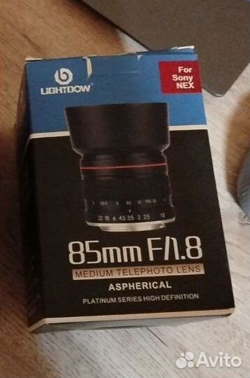 Объектив 85mm sony e