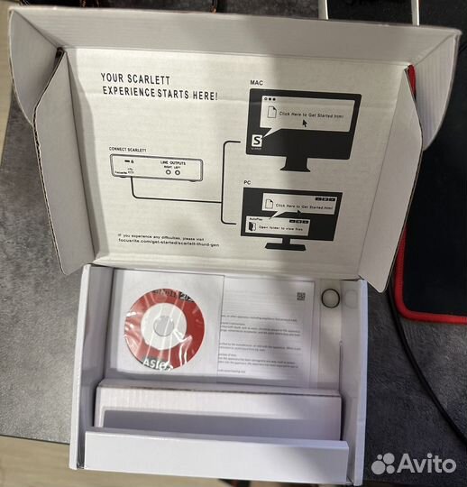 Scarlett Solo 3rd+rode Podmic+Klark Teknik Booster