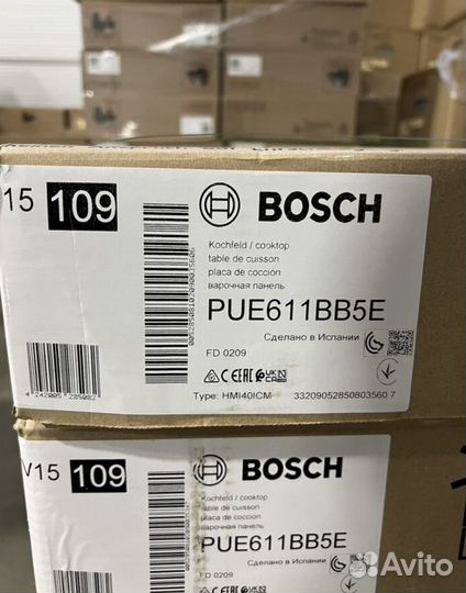 Индукционная варочная панель Bosch PUE611BB5E