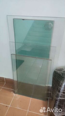 Стекла - полки с полированным краем для мебели или