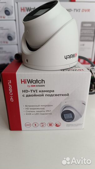 Комплект Hiwatch на 8 камер с микроф Т203аb(2.8)