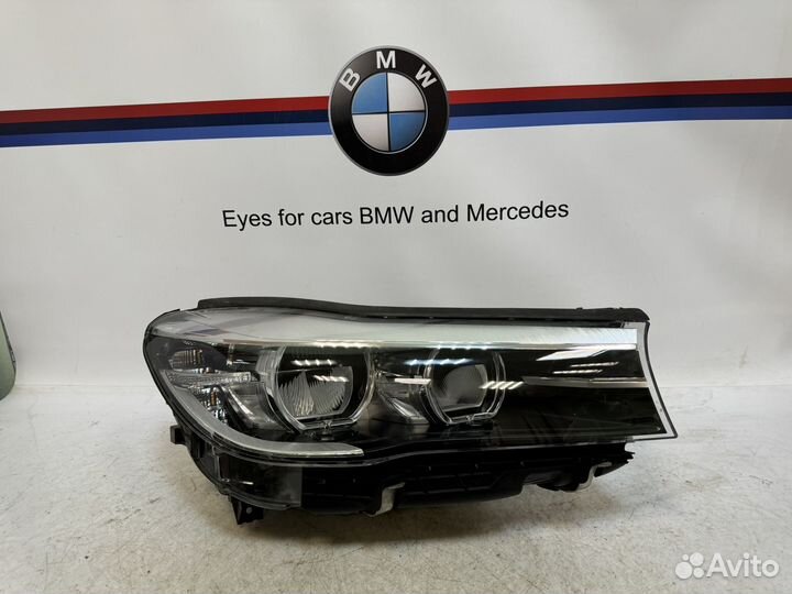 Фара правая оригинал на BMW 7 G12 G11 LED дорест