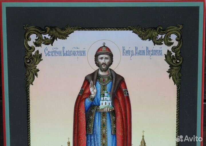 Икона Святой благоверный князь Роман Рязанский