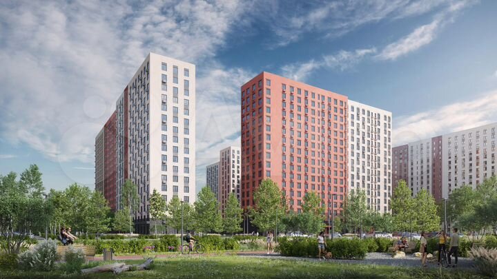 2-к. апартаменты, 41,4 м², 15/17 эт.