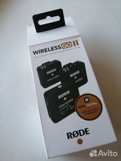 Коробка от радиосистемы Rode wireless go 2