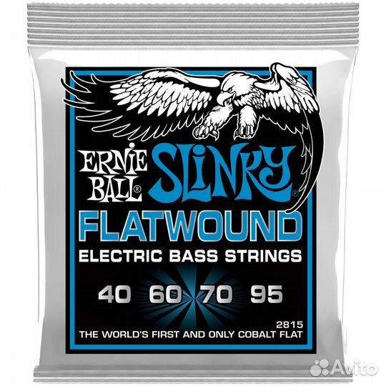 Струны для бас-гитары Ernie Ball 2815 Slinky Flatw