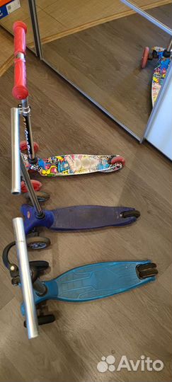 Самокат micro на запчасти, цена за 3 шт