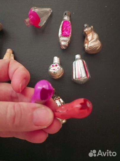 Игрушки-малютки стекло