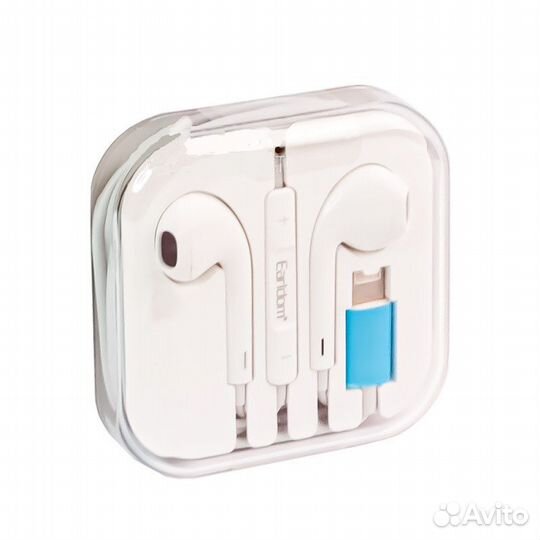 Наушники с Микрофоном с разъемом Lightning 8-pin