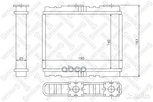 Радиатор печки Nissan Primera 1.6-2.0i/TD 90-01