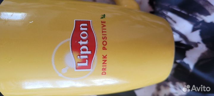 Коллекционный бокал кружка чая липтон