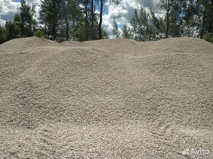 Щебень жигулевский, известняковый местный