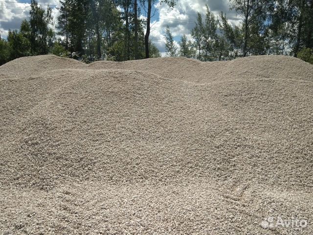 Щебень жигулевский, известняковый местный