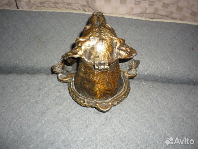 Пепельница голова собаки. Силумин