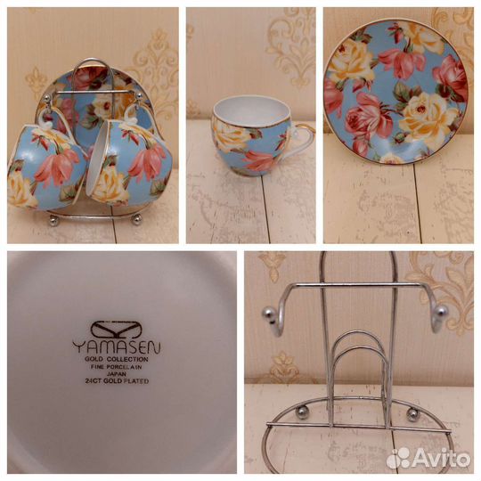 Новый кофейный набор- фарфор (Япония)