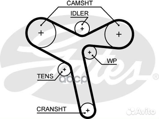 Ремень грм 5647XS Gates