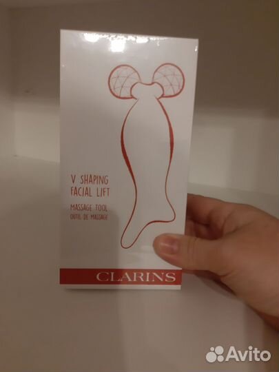 Массажер для лица Clarins (роликовый + гуаша) New