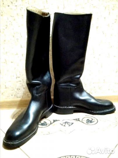 Немецкие хромовые сапоги 41,5-42 размера