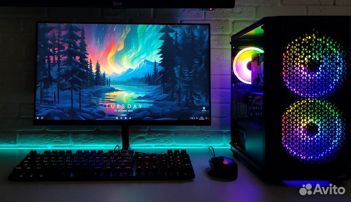 Игровой пк i7/gtx1660super/ssd m2 512гб/16гб ddr4