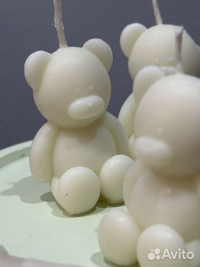 Свеча в форме мишки