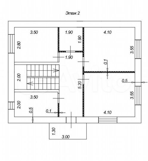 Дом 210 м² на участке 4 сот.