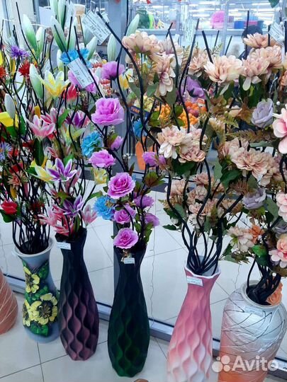 Интерьерные вазы в наличии