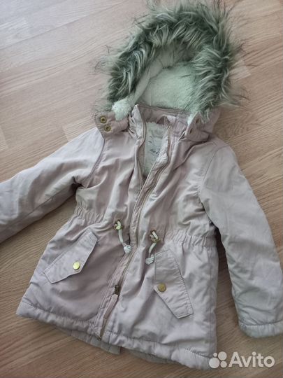 Парка h&m 110 для девочки