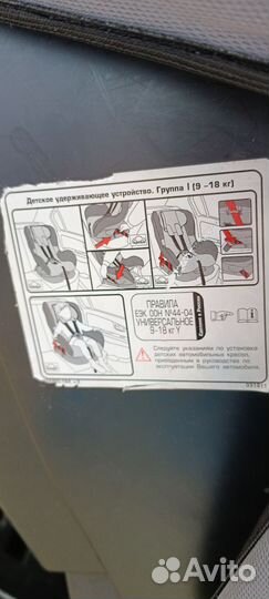 Автокресло 0+