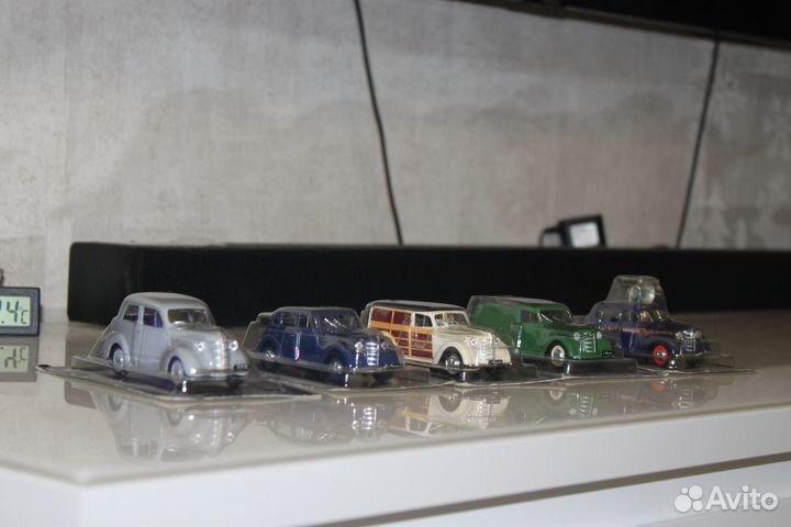 Модели автомобилей 1:43 автолегендымосквич,ким,апа