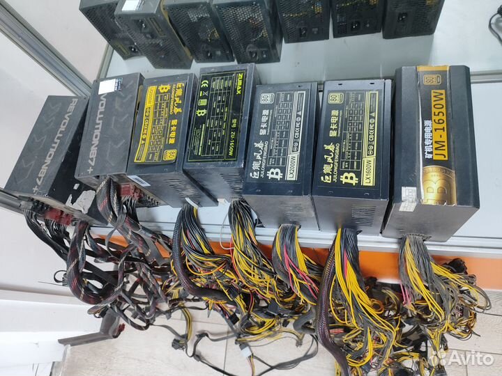 Блок питания для майнинга 1600w 2000w для фермы