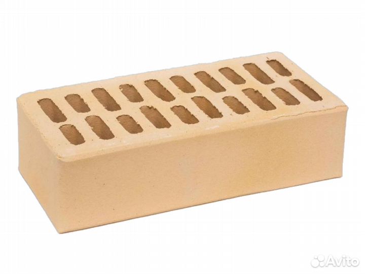 Кирпич лицевой одинарный «Слоновая кость»