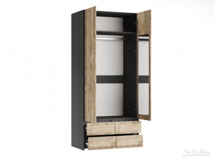 Шкаф Денвер распашной новый 100 см