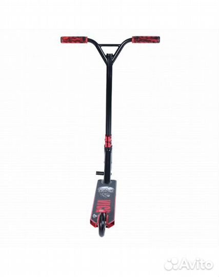 Трюковый самокат Ateox Vice 2023 черный/красный