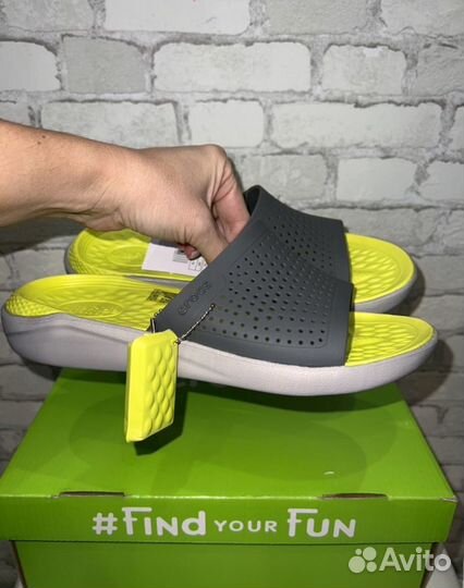 Шлепанцы мужские crocs Literide 41,42,43,44