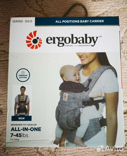 Эрго рюкзак-кенгуру Ergobaby 360