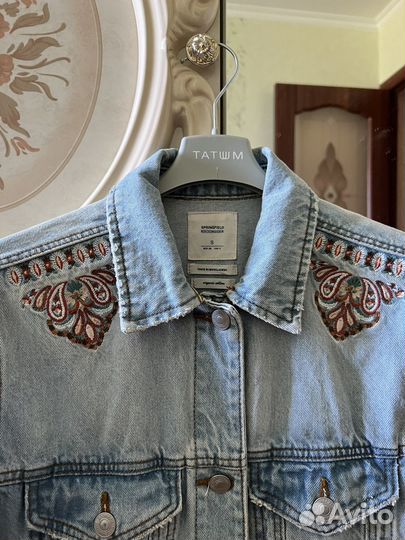 Джинсовая куртка springfield размер S 42