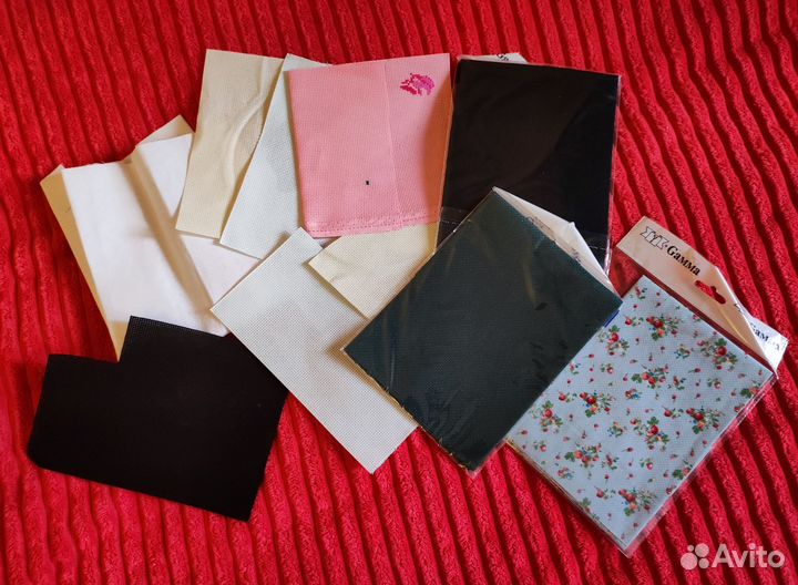 Большой набор всего для вышивания крестом