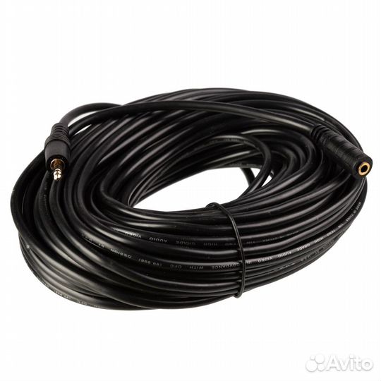 Удлинитель аудиокабеля PWR (jack 3.5), 20m