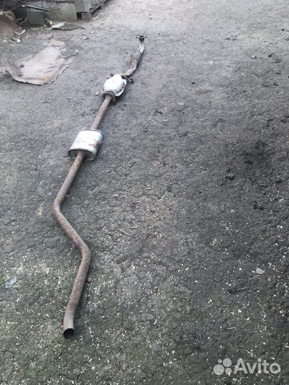 Глушитель на mitsubishi lancer 9