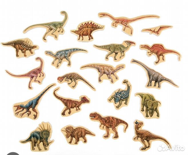 Магниты динозавры 20 штук