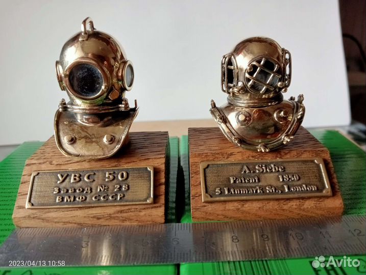 Шлем водолазный из бронзы увс-50 и 12-ти болтовка