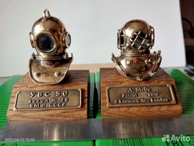 Шлем водолазный из бронзы увс-50 и 12-ти болтовка