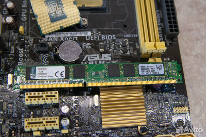 Материнская плата Asus h81m-k с процессором Intel