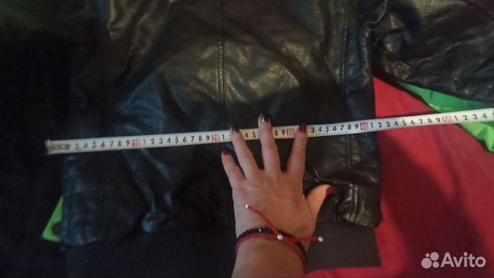 Куртка на мальчика 152 кожа искусственная