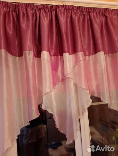 Штора для кухни бу