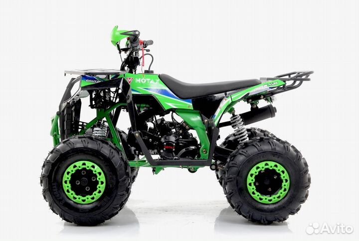 Квадроцикл 125 кубов motax grizlik A125 зеленый