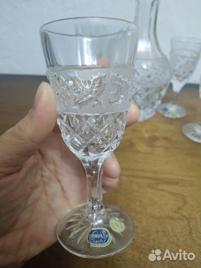 Графин хрустальный с рюмками