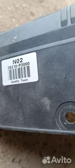 Воздухозаборник hyundai santa fe