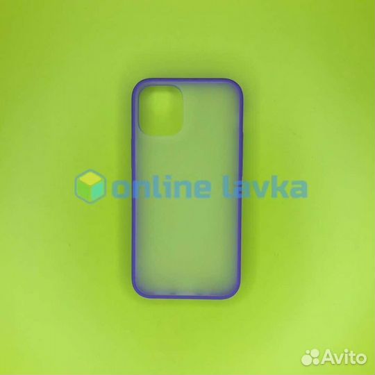 Чехол Skin для iPhone 12 mini фиолетовый желтый