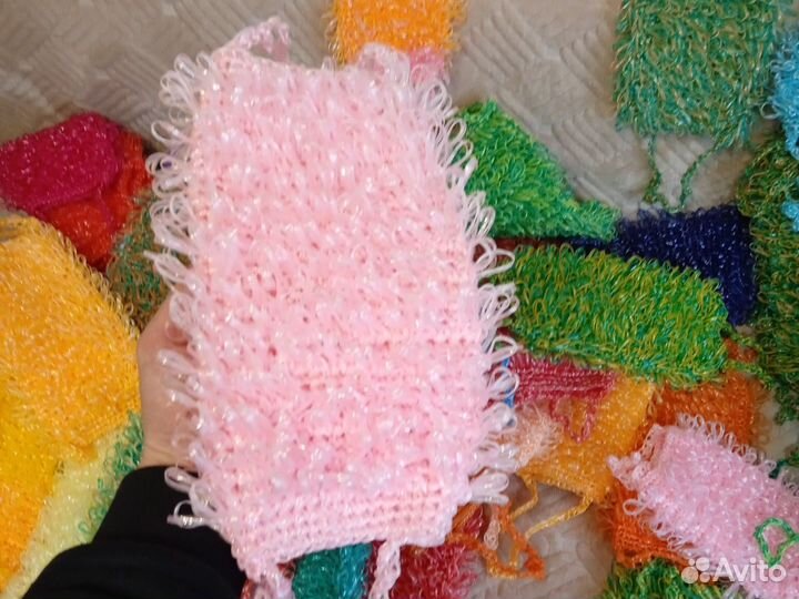 Мочалка ручной работы